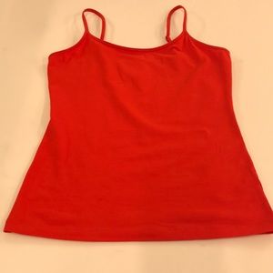 Women Camisole top size S, Coral red color